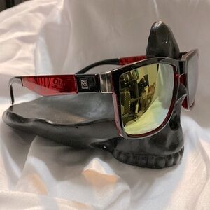 Red and black Quicksilver sunglasses. NIB